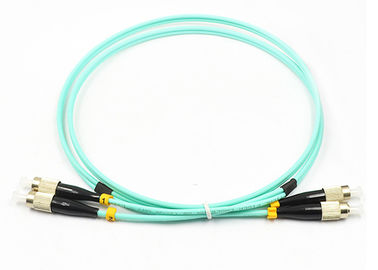 type de connecteur de Sc LC FC de St de câble optique de fibre multimode de noyau de 10G OM3 2