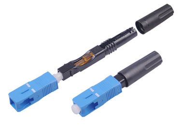 Tension plaquée bleue optique de la force 50N de la couleur 10N de connecteurs de fibre de Sc/UPC