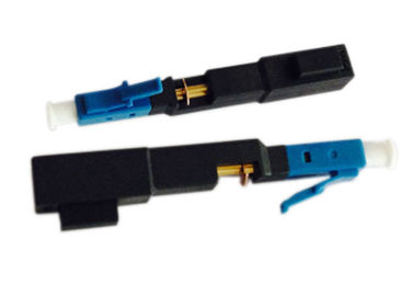Reliez vite la couleur de bleu des connecteurs optiques LC de fibre/mode unitaire d'UPC